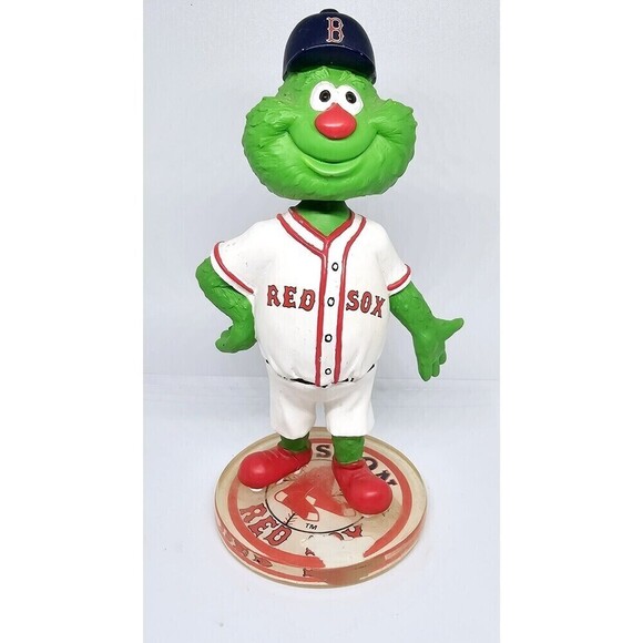 WALLY THE GREEN MONSTER Red Sox Mascot Bobble Head Logobase Limited Edition - Picture 1 of 6